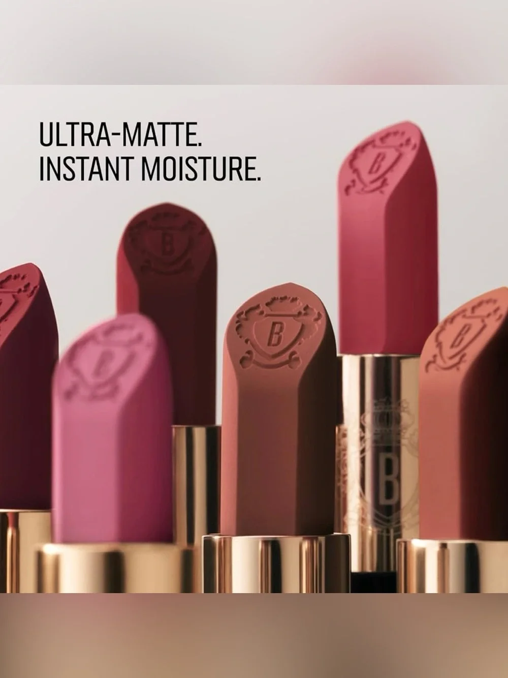 NWT NIB Bobbi Brown Luxe Cashmere Matte Lipstick (Claret) - Picture 7 of 9